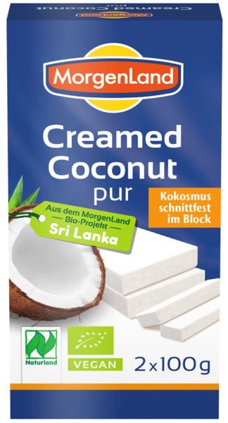 Crema de cocos BIO solida, 100% cocos, 2*100 g MORGENLAND [1]