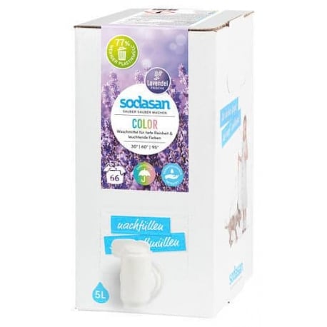 Detergent Bio Lichid Rufe Albe si Color Lavanda 5 L Sodasan [1]