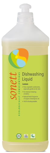 Detergent ecologic pentru spalat vase - lamaie,1L [1]