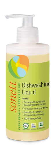 Detergent ecologic pentru spalat vase - lamaie, Sonett 300ml [1]