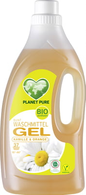 Detergent GEL bio pentru rufe colorate musetel - portocale - 1.5L Planet Pure [2]