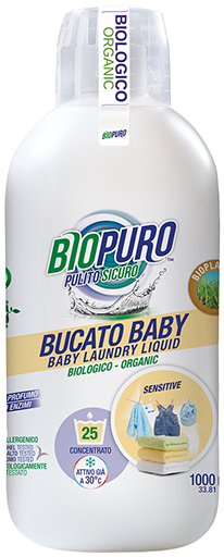 Detergent lichid destinat spalarii rufelor pentru copii, 1000ml Biopuro [1]