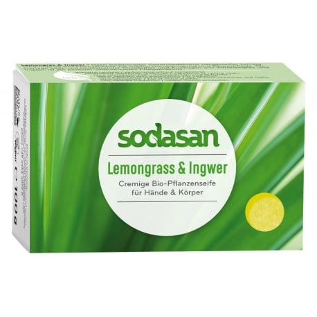 Sapun Crema Bio Lemongrass si Ghimbir 100 Gr Sodasan [1]