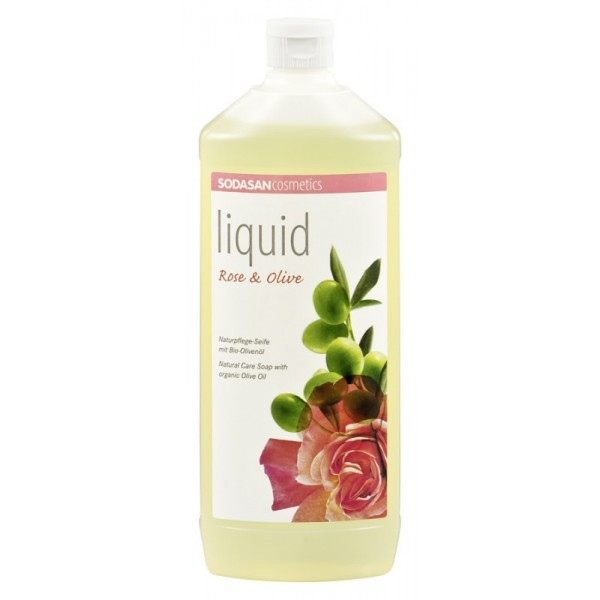 Sapun lichid/gel de dus ecologic Trandafiri - Masline 1L [1]