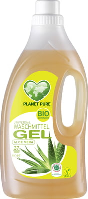 Detergent GEL bio de rufe cu aloe vera - 1.5L Planet Pure [0]