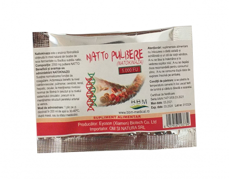 Toate produsele (A-Z) - Natokinaza - Natto-Pulbere 5 grame