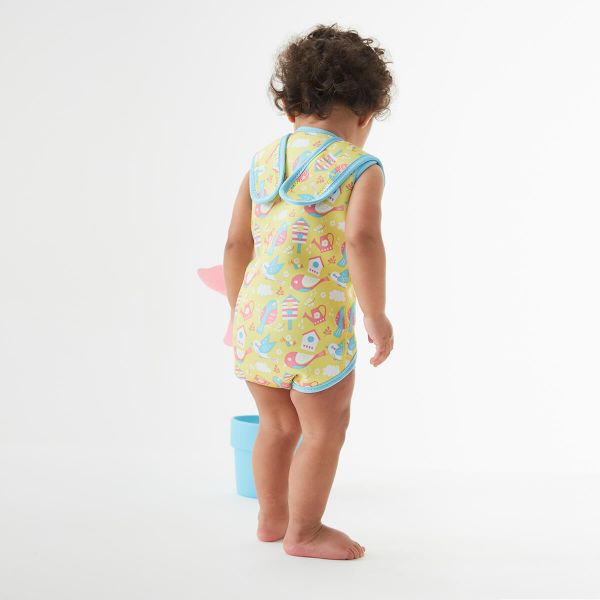 Costum neopren cu velcro bebeluşi - Baby Wrap™ Păsări de Grădină [3]