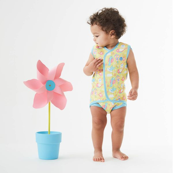 Costum neopren cu velcro bebeluşi - Baby Wrap™ Păsări de Grădină [4]