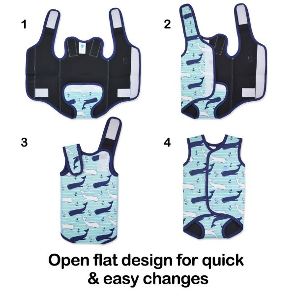 Costum neopren cu velcro bebeluşi - Baby Wrap™ 5 Rațuşte [5]
