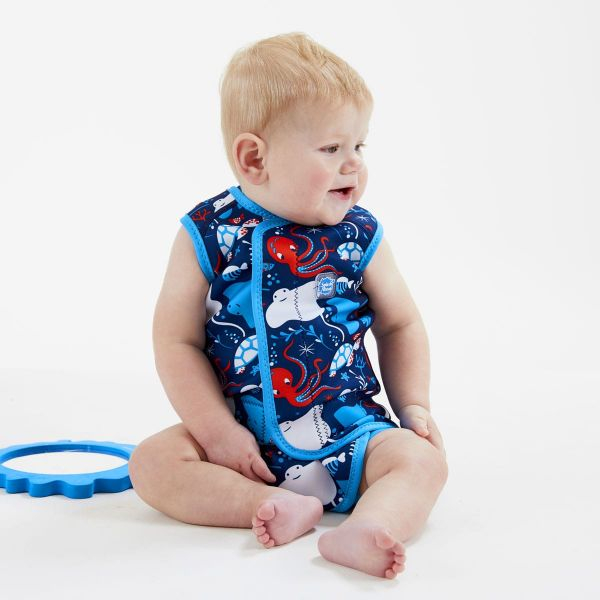 Costum neopren cu velcro bebeluşi - Baby Wrap™ Din Ocean [4]