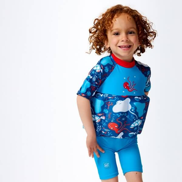 Costum înot plutitor/protecție UV copii-UV Floatsuit Sea life [3]