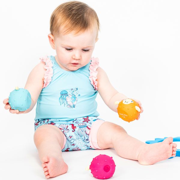 Costum înot/scutec de apă bebeluşi - Happy Nappy™ Comoara Ascunsă [3]