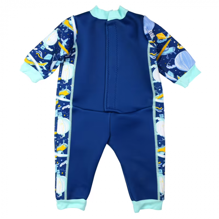 Costum întreg bebeluşi - Warm In One™ Sus Departe Bleu [2]