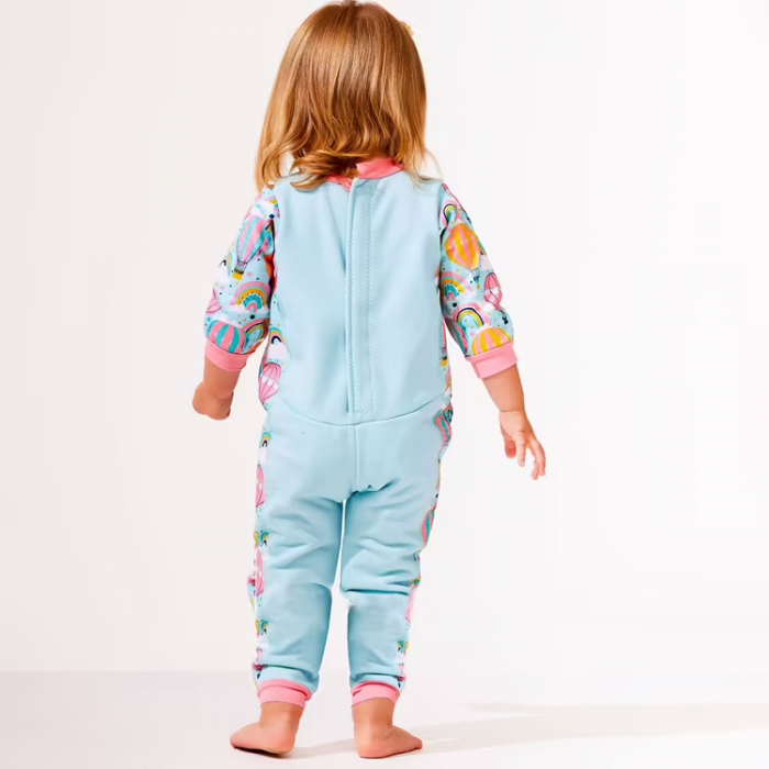 Costum întreg bebeluşi - Warm In One™ Sus Departe Roz [4]