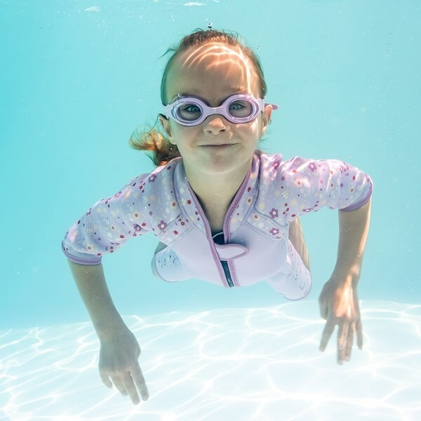 Costum neopren copii - Shorty Wetsuit Lilac Spring [5]