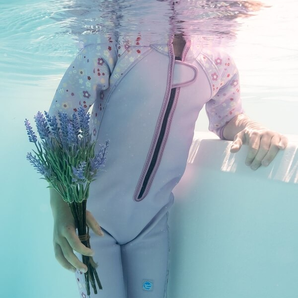 Costum neopren copii - Shorty Wetsuit Lilac Spring [6]