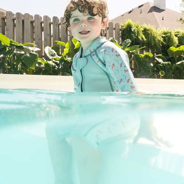 Costum neopren copii - Shorty Wetsuit Playful Otters [2]