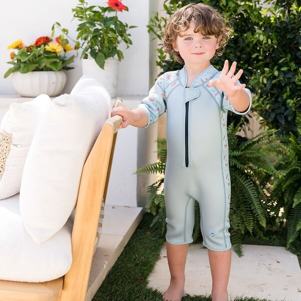 Costum neopren copii - Shorty Wetsuit Playful Otters [4]