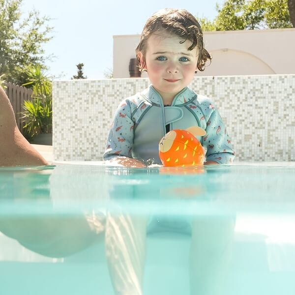 Costum neopren copii - Shorty Wetsuit Playful Otters [8]