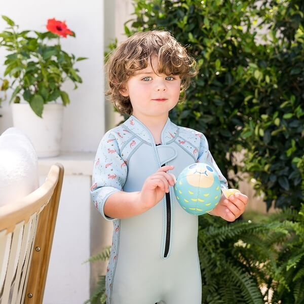 Costum neopren copii - Shorty Wetsuit Playful Otters [9]
