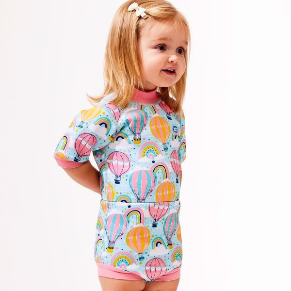 Costum neopren/scutec bebeluşi - Happy Nappy™ Sus Departe Roz [4]