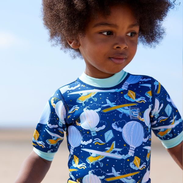 Costum neopren/scutec bebeluşi - Happy Nappy™ Sus Departe Bleu [3]