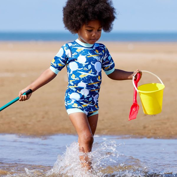 Costum neopren/scutec bebeluşi - Happy Nappy™ Sus Departe Bleu [4]