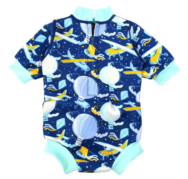 Costum neopren/scutec bebeluşi - Happy Nappy™ Sus Departe Bleu [2]