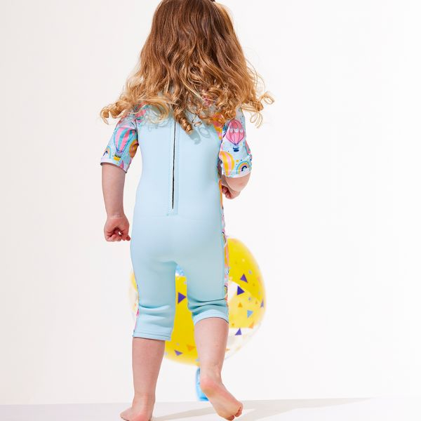 Costum protecție UV/neopren copii - UV Sun & Sea Sus Departe Roz [4]