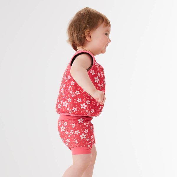 Vestă înot 8 plutitoare copii - Go Splash Jacket Flori Rozalii [3]