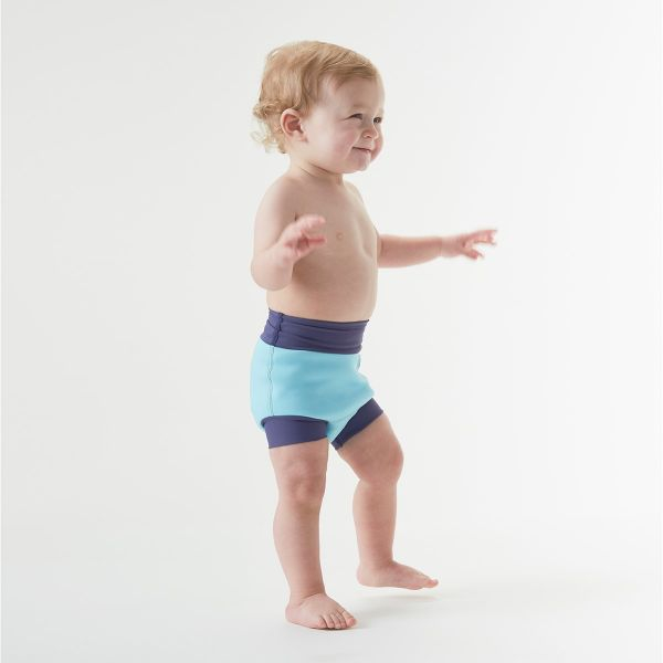 Slip înot/scutec de apă copii - Happy Nappy™ Albastru Cobalt [4]