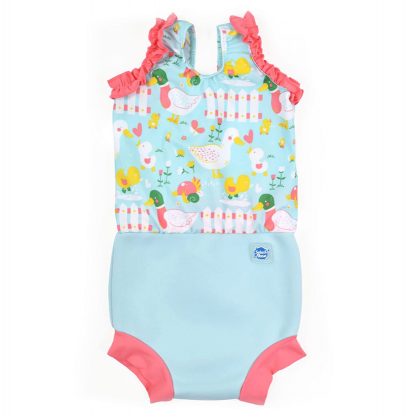 Costum înot/scutec de apă bebeluşi - Happy Nappy™ 5 Rațuşte [1]