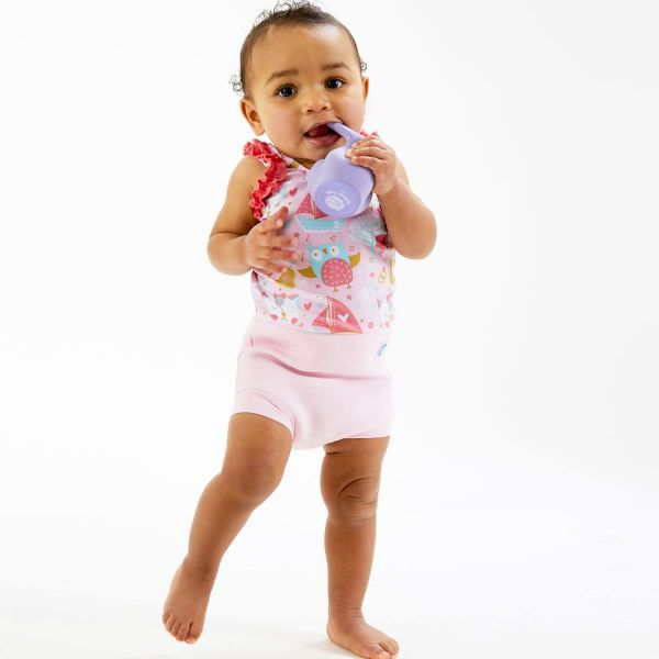 Costum înot/scutec de apă bebeluşi - Happy Nappy™ Bufnițe şi Pisicuțe [4]