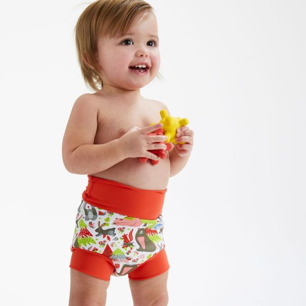 Slip înot/scutec de apă bebeluşi - Happy Nappy™ Din Pădure [3]