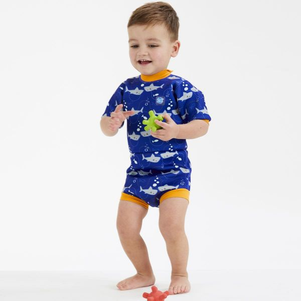 Costum neopren/scutec bebeluşi - Happy Nappy™ Rechinii Simpatici [2]