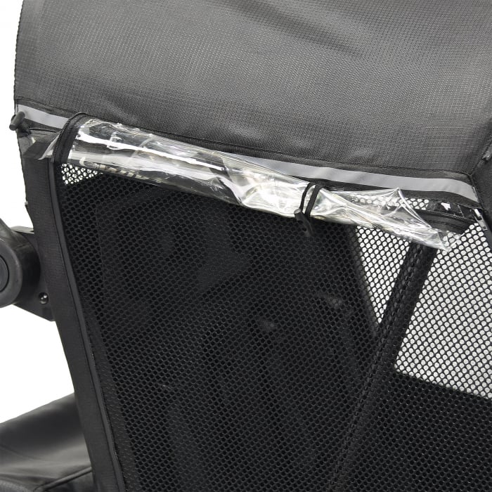 Remorcă pentru bicicletă 3 în 1 Wike Premium Double cu suspensie [14]