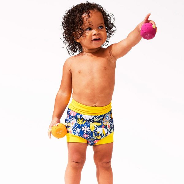 Slip înot/scutec de apă bebeluşi - Happy Nappy DUO™ Farmecul Florilor [3]