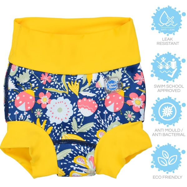 Slip înot/scutec de apă bebeluşi - Happy Nappy DUO™ Farmecul Florilor [6]