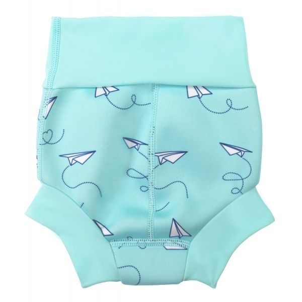 Slip înot/scutec de apă bebeluşi - Happy Nappy™ Avioane de hârtie [2]