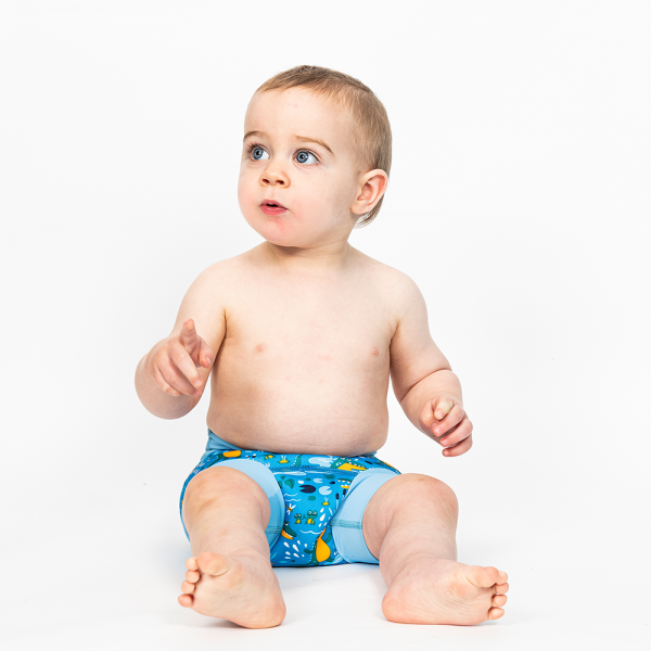 Slip înot/scutec de apă bebeluşi - Happy Nappy™ Lacul Crocodililor [4]