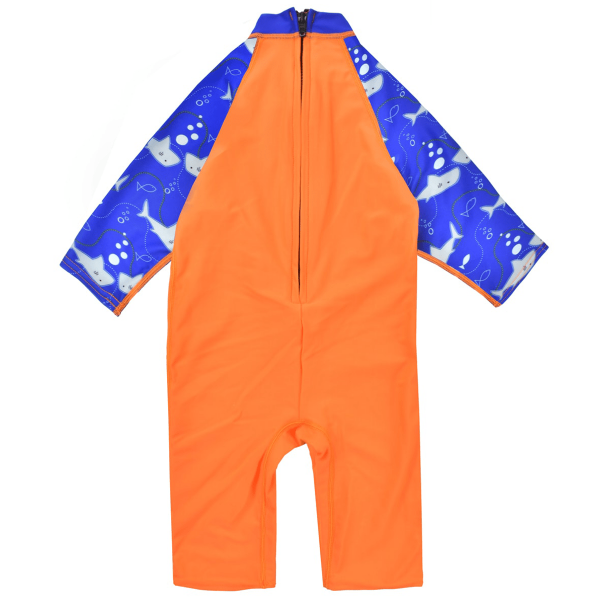 Costum protecție UV copii - Toddler UV Sunsuit Rechinii Simpatici [2]