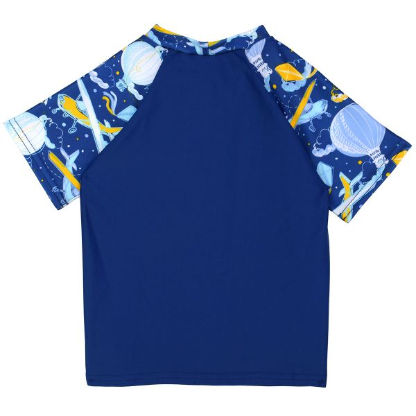 Tricou protecție UV copii - UV Rash Top Sus Departe Bleu [2]