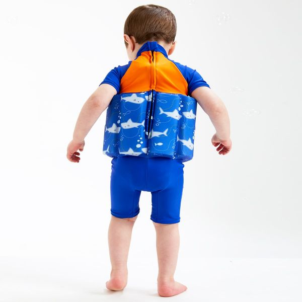 Costum înot plutitor/protecție UV copii-UV Floatsuit Rechinii Simpatici [4]
