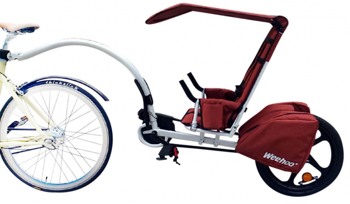 Weehoo Thrill remorcă pentru biciclete cu copertină [3]