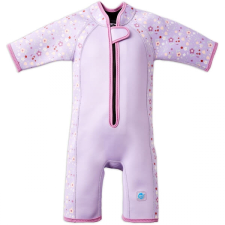 COSTUME NEOPREN COPII - Costum neopren copii - Shorty Wetsuit Lilac Spring