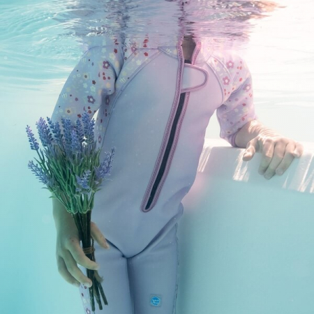 Costum neopren copii - Shorty Wetsuit Lilac Spring [5]