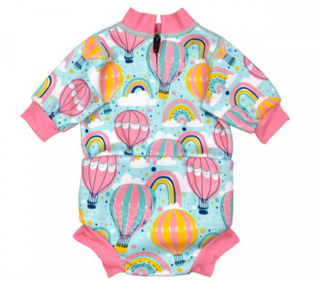 Costum neopren/scutec bebeluşi - Happy Nappy™ Sus Departe Roz [1]
