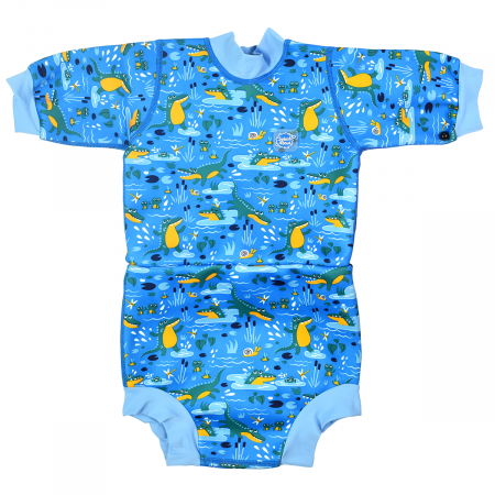 Neoprene/scutec Happy Nappy - Costum neopren/scutec bebeluşi - Happy Nappy™ Lacul Crocodililor