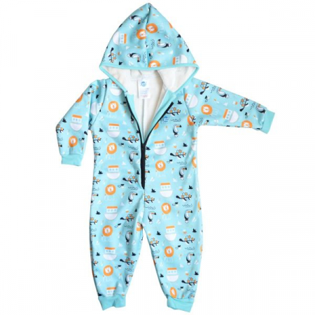 ACCESORII ÎNOT BEBELUŞI - Salopetă impermeabilă bebeluşi - Onesie Arca lui Noe