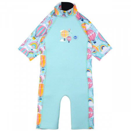 COSTUME PROTECȚIE UV COPII - Costum protecție UV/neopren copii - UV Sun & Sea Sus Departe Roz